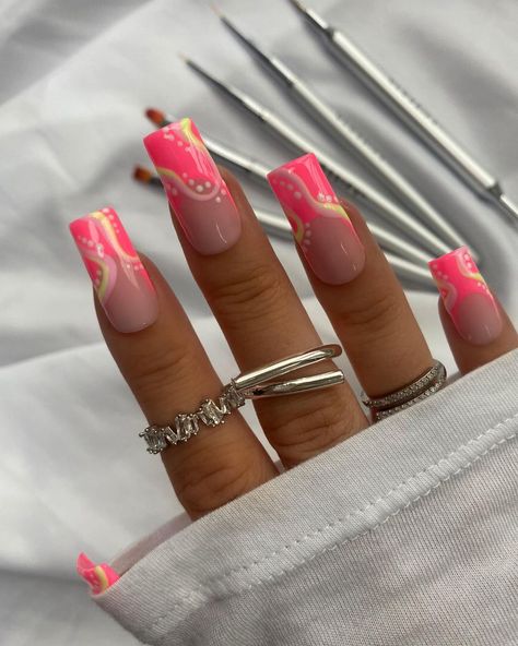 Nails Palm, Long Coffin Nails, Nails Oval, Sea Nails, Daily Nails, Nails Stiletto, Tree Nails, Summery Nails, Nails Colors