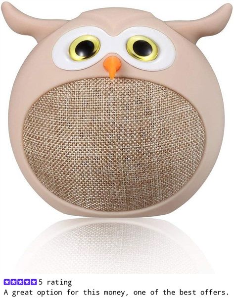 THEA Mini Portable Cute Round Wireless Bluetooth Owl Speaker With Built In Micr | 6 User Reviews Family Cookout, Altec Lansing, Vr Lens, Mini Bluetooth Speaker, Small Speakers, Wireless Speakers Portable, Wireless Speakers Bluetooth, Wireless Technology, Bluetooth Speakers Portable