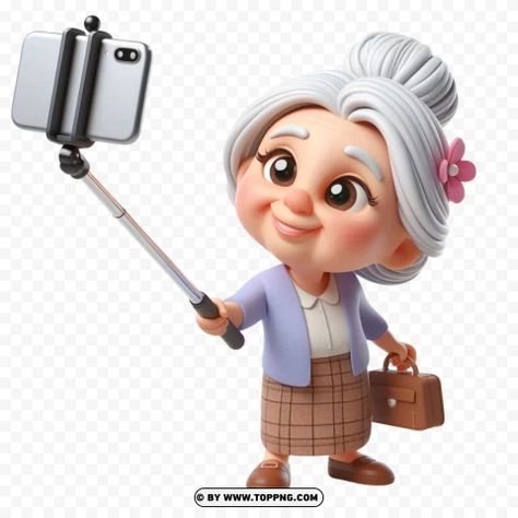 Selfie Cartoon, Pinterest Png, Grandmother Clock, Free Icons Png, Family Clipart, Stick Man, Woman Png, Cartoons Png, Old Woman