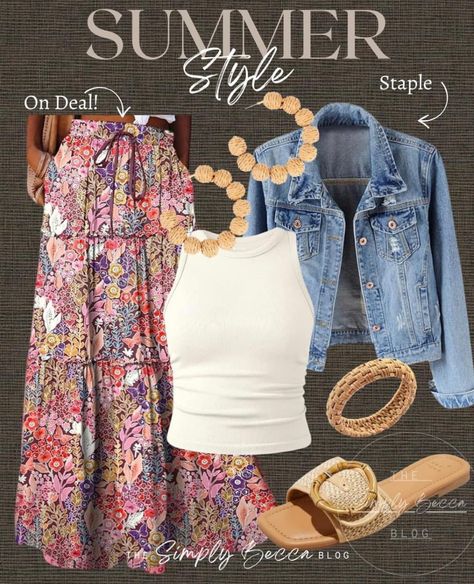 Curvy Fashion Summer, Look Hippie Chic, Look Boho Chic, Dressy Casual Outfits, Estilo Hippie, Boho Style Outfits, Casual Chic Outfit, Be Great, Bohemian Clothes