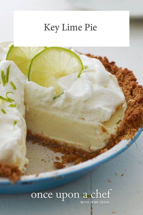 Key Lime Pie - Made with ordinary limes, this “Key lime” pie tastes every bit as authentic as the real deal — plus it’s easier to make. #dessert Gluten Free Key Lime Pie, Slab Pie Recipes, Key Lime Desserts, Tarte Vegan, Lime Desserts, Keylime Pie Recipe, Slab Pie, Whoopie Pie, Lime Recipes