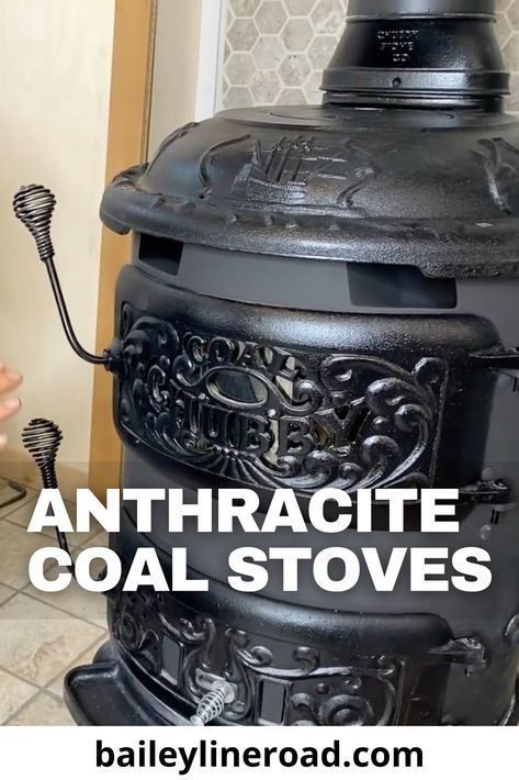 Back in the fall of 2020, we installed a classic anthracite #heating stove in the house of my son Robert, and I thought you might like to see how it works. 🔥 Wood Cookstove, Coal Burning Stove, Stoves For Sale, Coal Stove, Pot Belly Stove, Stove Heater, Pot Belly, Cooking Stove, Wood Burning Stove