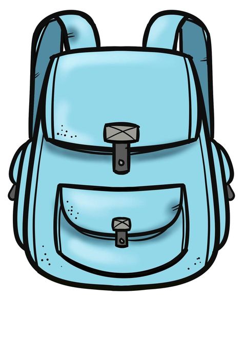 Bag Clipart, Learning Numbers Preschool, Melonheadz Clipart, School Kids Activities, English Learning Books, English Activities For Kids, Kindergarten Learning Activities, School Clipart, Numbers Preschool