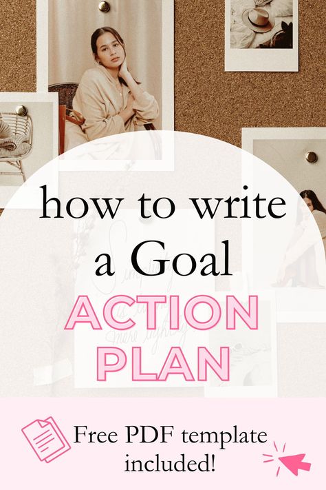 Find out how to write an action plan and achieve your life goals with this blog post. These action steps will help you have a clear plan for your goals and take action. Action Steps For Goals, Action Board Examples, Action Board Ideas, How To Write Goals, Wfh Tips, Goal Action Plan, Goals Examples, Smart Goals Examples, Smart Goals Worksheet