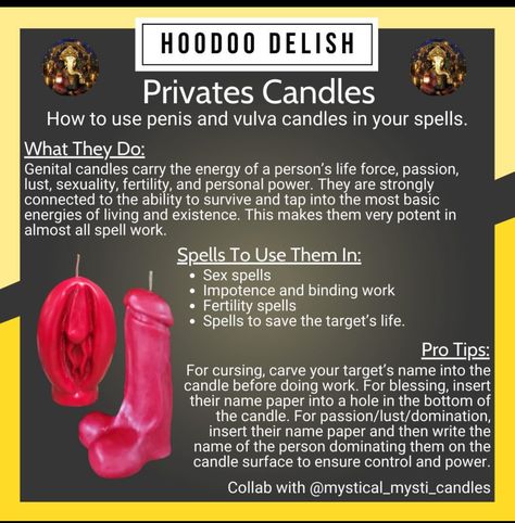 Spell For Bigger Breast, Hoodoo Candles, Hoodoo Delish, Figure Candles, Glamour Magick, Hoodoo Magic, Hoodoo Conjure, Candle Magic Spells, Hoodoo Spells