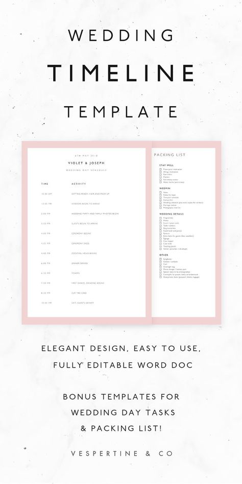 Wedding Planner Timeline Template Inspirational the 25 Best Wedding Timeline Template Ideas On Pinterest Wedding Checklist Template, Wedding Day Timeline Template, Wedding Planning Templates, Wedding Checklist Timeline, Reception Timeline, Wedding Day Itinerary, Wedding Reception Timeline, Wedding Itinerary Template, Wedding Planning Printables