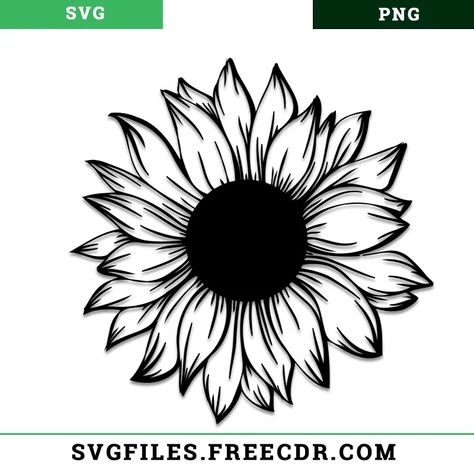 Sunflower Svg Free For Cricut Cricut Shirt Templates, Cricut Sunflowers Templates, Sunflower Clipart Free, Sunflower Stencils Printables Free, Sunflower Png Free, Cricut Sunflower Svg, Sunflower Svg Free Cricut Vinyl, Free Shirt Svg Files For Cricut, Round Svg Free