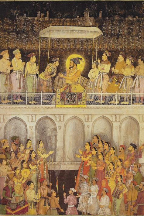 Mughal Miniature, Mughal Miniature Paintings, Mughal Emperor, Shah Jahan, Indian Miniature, Mughal Art, Mughal Paintings, Persian Miniature, Mughal Empire