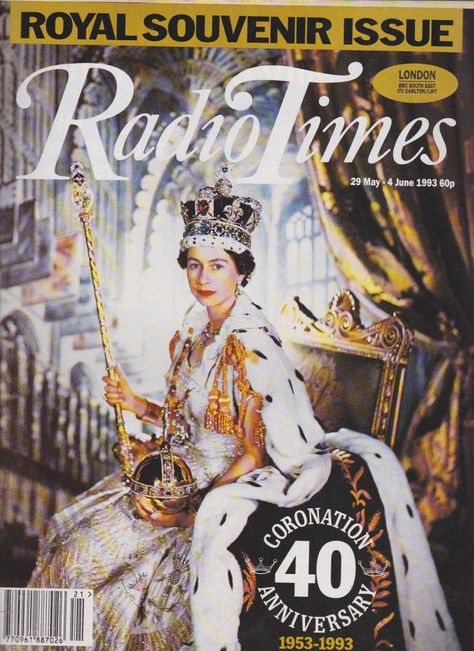 Radio Times: 29th May to 4th June 1993 | Video Collection International Wikia | Fandom The Queen Of England, Rainha Elizabeth Ii, Hm The Queen, Elisabeth Ii, Platinum Jubilee, Queen Of England, Elizabeth I, Her Majesty The Queen, Princesa Diana