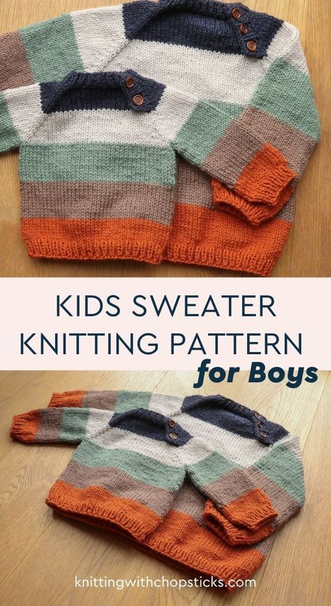 Boys Knit Sweater, Knit Toddler Sweater Pattern Free, Knit Toddler Sweater, Boys Sweater Knitting Pattern Free, Knitting For Kids Boys, Kids Knitting Patterns Free, Toddler Sweater Knitting Pattern Free, Boys Knit Sweaters, Toddler Boy Sweater