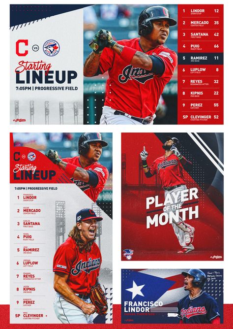 Baseball Lineup Graphic, Team List Design, Baseball Social Media Design, Baseball Social Media, Baseball Graphic Design, Lineup Design, Baseball Lineup, American Advertising, Sports Advertising