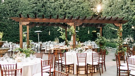 Franciscan Gardens, San Juan Capistrano, Spanish Style, Event Venues, In The Heart, Carrots, Pergola, Outdoor Structures, Table Decorations