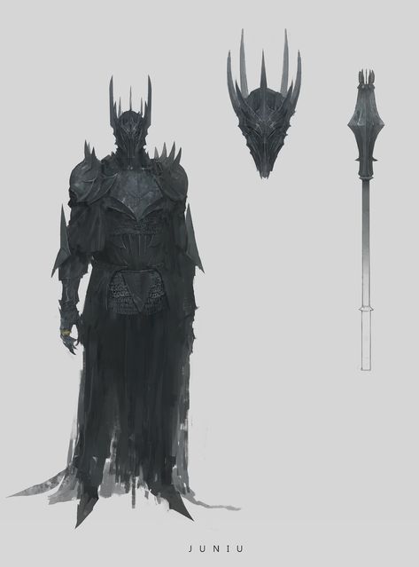 Dark Medieval Knight Art, Fantasy Tools, Dnd Inspiration, Fantasy Demon, Middle Earth Art, Lotr Art, Illustrations Art, 다크 판타지, Knight Art