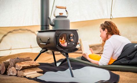 Frontier stove glamping accessories Frontier Stove, Portable Wood Stove, Best Camping Stove, Tiny Wood Stove, Bell Tents, Wall Tent, New Stove, Tent Stove, Wood Heater