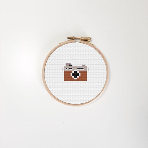 Camera Cross Stitch Pattern, Micro Cross Stitch Pattern, Micro Cross Stitch, Cross Stitch Mini Patterns, Cute Small Cross Stitch, Tiny Cross Stitch Patterns Minis, Small Cross Stitch Patterns Free, Mini Cross Stitch Patterns Free, Camera Cross Stitch