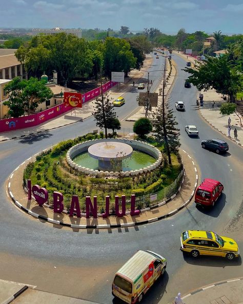 Banjul Bathurst, capital city of the Gambia. View from Arch 22 💫✨ Slide for better views 🔥 - - - - #arch #banjul #bathurst #cityboy #explore #explorepage #explorepage✨ #fyp #newpost #newposters #westcoast #westafrica The Gambia Aesthetic, Gambia Aesthetic, Banjul Gambia, Life In Usa, Modern Outdoor Living, The Gambia, City Boy, Iphone Wallpaper Images, Nike Wallpaper