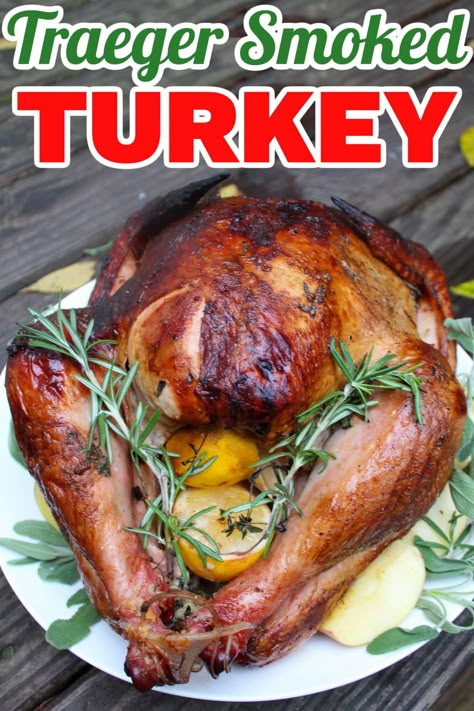 Treager Turkey, Smoked Turkey Recipes Thanksgiving, Planter Screen, Traeger Turkey, Smoked Turkey Rub, Traeger Smoked Turkey, Smoked Turkey Brine, Smoked Whole Turkey, Holiday Newsletter