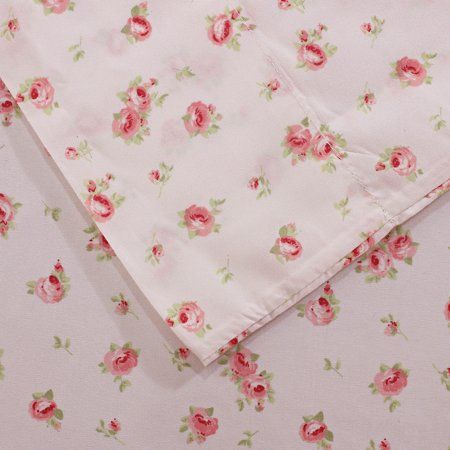 Rose Sketch, Microfiber Bed Sheets, Full Size Sheets, Queen Size Sheets, Printed Sheets, Blush Roses, Bed Sheet Sets, Rose Pattern, Print Bedding