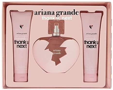 Ariana Grande Thank U Next, Ariana Grande Fragrance, Ariana Grande Perfume, Body Souffle, Thank U Next, Gift Sets For Her, Gift Sets For Women, Lotion Bottle, Thank U