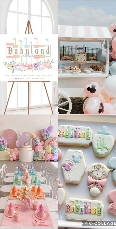 Disneyland Candy Apples, Disneyland Cotton Candy, Small World Baby Shower Ideas, Dreams Come Two Birthday Party, Happiest Baby Shower On Earth, Its A Small World Baby Shower Ideas, Vintage Disney Baby Shower Theme, Disney Themed Baby Shower Ideas Girl, Disney Pastel Party