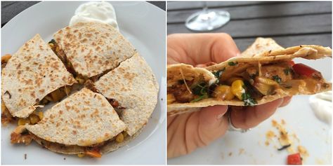 21 Day Fix Approved Southwest Chicken Quesadillas Southwest Chicken Quesadilla, 21 Day Fix Dinners, 21 Day Fix Ideas, Beachbody 21 Day Fix, 21 Day Fix Diet, Quesadilla Recipe, Delicious Veggies, Southwest Chicken, Overnight Oat