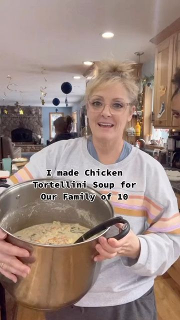 Just The Bells 10 Recipes, Just The Bells 10, Soups Chicken, Chicken Tortellini Soup, Chicken Tortellini, Recipe For Dinner, Homemade Chicken Stock, Homemade Soup Recipe, Tortellini Soup