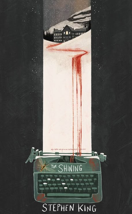 The Shining Book, Cover Design Inspiration, Horror Book Covers, Stephen King Books, Book Cover Design Inspiration, Film Posters Art, Film Poster Design, Book Cover Illustration, Movie Poster Wall