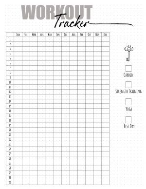 Workout Log Printable, Gym Planner, Fitness Planner Free, Fitness Tracker Printable, Workout Tracker, Tracker Free, Fitness Planner Printable, Month Workout, Printable Workouts