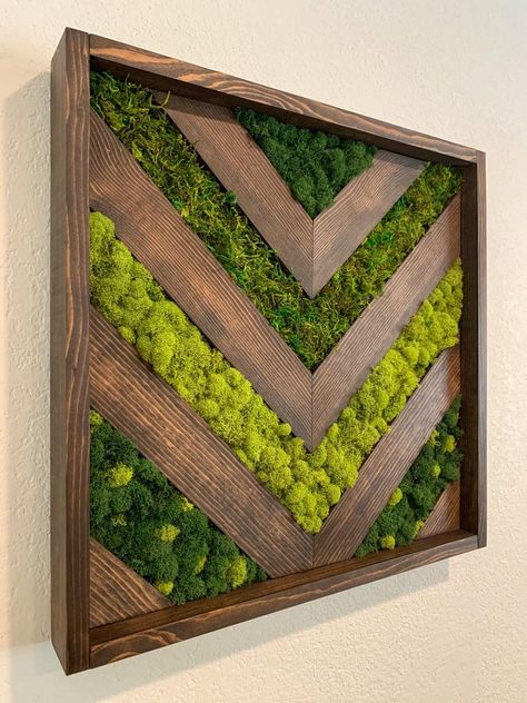 Moss Wall Art | Etsy Living Wall Indoor, Indoor Plant Wall, Moss Decor, Succulent Wall Art, Hanging Plant Wall, Colors Of Nature, Moss Wall Art, Wall Art Ideas, Moss Art