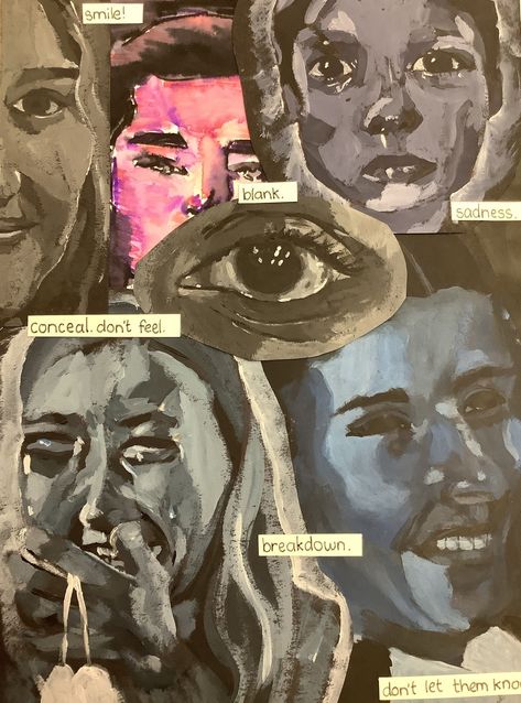 Study Poster, Conflicting Emotions, Emotions Art, Famous Art Paintings, Emotions Posters, Theater Poster, Emotion Faces, Happy Emotions, Portfolio Art