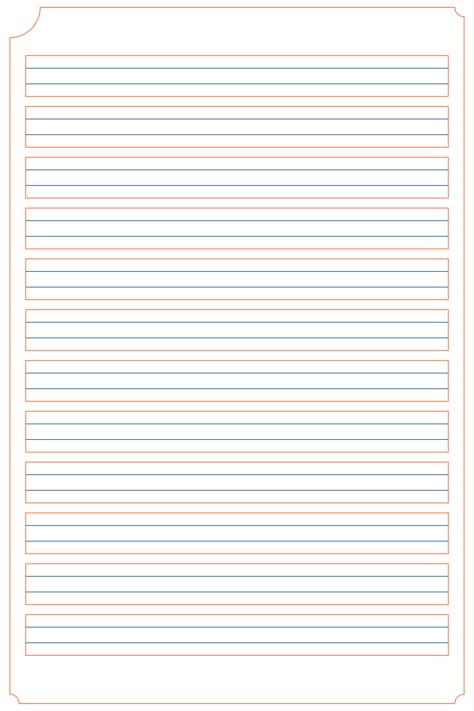 Free Blank Handwriting Worksheets Pdf Printable English Blank Sheet, Writing Sheets Handwriting Worksheets, Handwriting Paper Printable, Blank Writing Paper, English Alphabet Writing, Writing Alphabet Letters, Handwriting Letters, Kindergarten Phonics Activities, Kindergarten Writing Paper