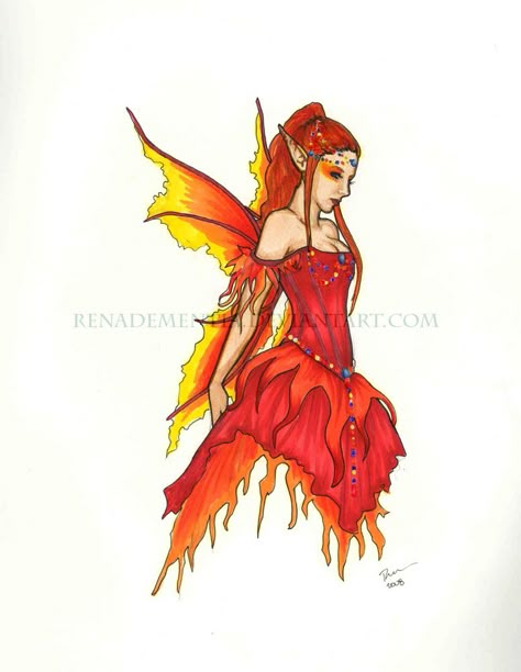 Fire Clothing, Fire Elf Costume, Fire Cosplay, Fire Bending Outfit, Fire Fantasy Outfit, Fire Dress Drawing, Fire Fairy Costume, Fire Fairy Outfit, Fire Element Outfit