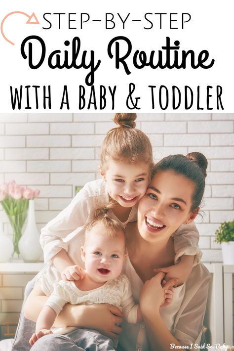 Mom Of Two Under Two, Newborn Toddler Schedule, 2 Under 2 Schedule, Morning Routine Mom Of 2, Pregnant Morning Routine, Two Under Two Tips, Raising Siblings, Baby Hospital Bag Checklist, Two Under Two