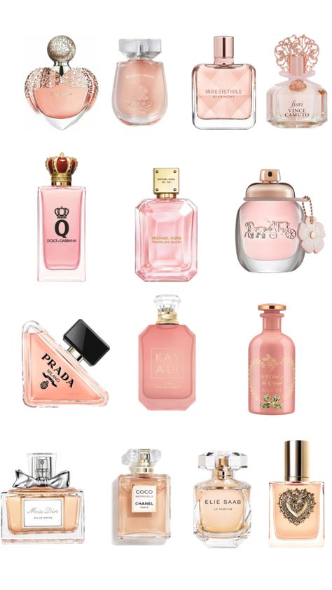 #perfume #peach #perfumeinspo #blushpink #feminine #perfumecollection #fragrance #styleinspo Perfume Recommendation, Peach Perfume, Scent Collection, Fashion Trend Board, Fav Products, Rose Perfume, Perfume Scents, Best Perfume, Hairdo For Long Hair