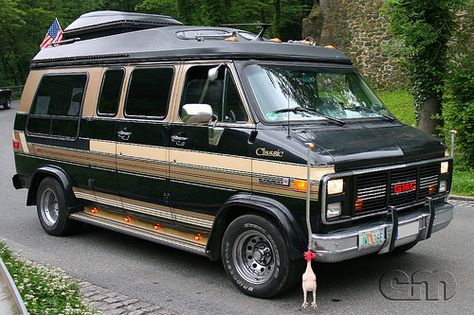 GMC Vandura by eplusm, via Flickr Gmc Vandura Conversion, Vandura Gmc, Chevy Conversion Van, Ford Van Conversion, Chevy G20, Gmc Vandura, Old Van, Chevy Vans, Used Campers