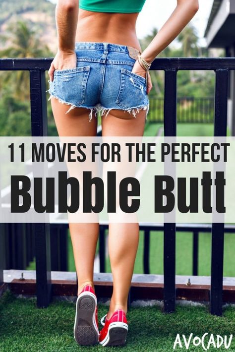 11 Moves for the Perfect Bubble Butt | Avocadu.com Fitness Before After, Fitness Home, Smoothie Detox, Weight Workout Plan, Reduce Weight, Weights Workout, Get In Shape, Lose Belly Fat, Get Fit