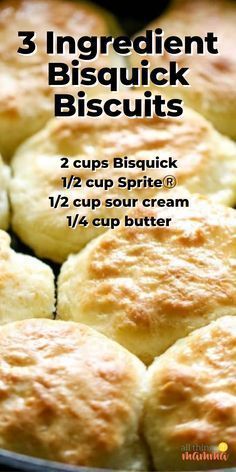 Fajitas Crockpot, Bisquick Biscuits, Homemade Biscuits Recipe, Easy Biscuit Recipe, Bisquick Recipes, Biscuit Bread, Biscuits Easy, Recipes Sweet, Homemade Biscuits