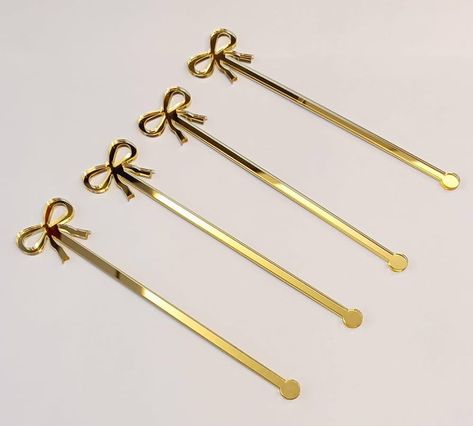 Amazon.com | 20pcs of Bow Drink Stirrers,Acrylic Drink Stirrer,Bow Drink Stir Stick,Swizzle Sticks for Party&Festival Decoration (Black): Swizzle Sticks Bridal Shower Dessert Table, Bridal Shower Dessert, Bridal Shower Desserts Table, Acrylic Drink Stirrers, Drink Stirrer, Gold Drinks, Bridal Shower Desserts, Bridal Shower Tables, Drink Stirrers