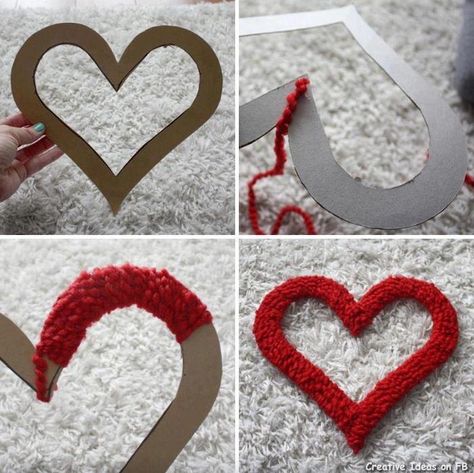 Valentine Wreath Craft, Couronne Diy, Saint Valentin Diy, Valentines Bricolage, Shelves Ideas, Diy Valentines Decorations, Valentines Decorations, Valentines Crafts, Valentine Day Wreaths