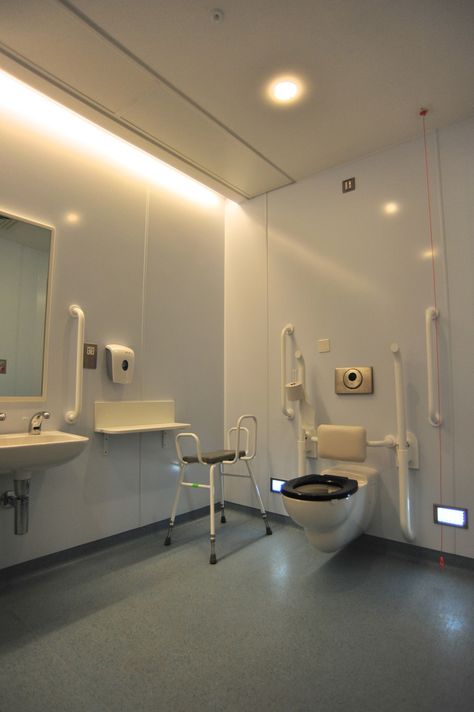 projects. Featured Project: Craigavon Hospital Street Hospital Bathroom Design, Hospital Toilet, Hospital Bathroom, Modern Hospital, Respite Care, Hospital Architecture, Care Homes, Restroom Design, Good Lighting