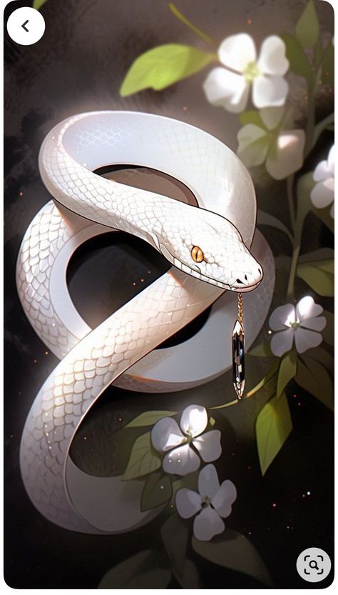 Snakes Cute Wallpaper, Giant White Snake Fantasy Art, White Snake Fantasy Art, Snake Anime Art, White Snake Drawing, White Snake Wallpaper, White Snake Aesthetic, Snake Fantasy Art, Snake Concept Art