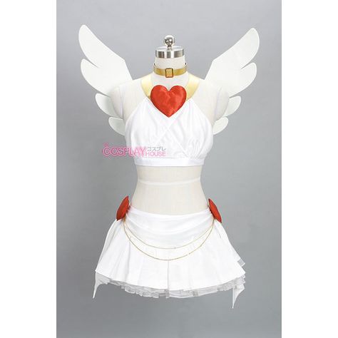 Cupid Costume Diy, Cupid Costume Ideas, Fantasia Diy, Panty Anarchy, Valentine's Dress, Cupid Costume, Angel Cosplay, Panty Stocking, Patterns For Fashion