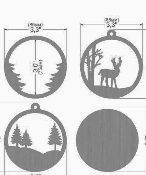 3d Svg Files, Jul Diy, Christmas Ornament Template, Laser Cut Christmas, Cricut Christmas Ideas, Idee Cricut, Ornament Template, Paper Cutout Art, Laser Cut Wood Crafts