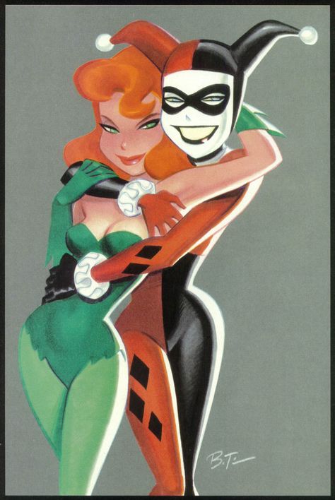 Poison Ivy Cartoon, Poison Ivy (character), Dc Comics Fanart, Bruce Timm Art, Harley Quinn X Poison Ivy, Harley X Ivy, Batman Tas, Hot Nerd, Darwyn Cooke