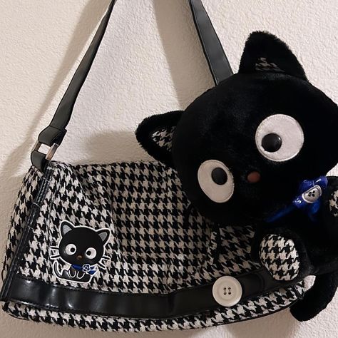 I might be biased but you should probably buy this on Depop 👍 https://depop.app.link/FbXQBqYAbvb Choco Cat Aesthetic, Sanriocore Aesthetic, Choco Cat, Chocolate Cat, Stylish School Bags, Hello Kitty Aesthetic, Hello Kitty Items, Pretty Bags, Sanrio Characters