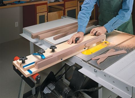 Taper Jig | Woodworking Project | Woodsmith Plans Taper Jig, Tenon Jig, Woodsmith Plans, Router Lift, Table Saw Jigs, Drill Press Table, Router Jig, Woodworking Power Tools, Woodworking Books