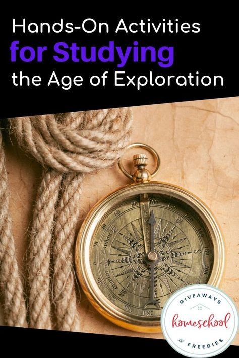 Hands-On Activities for Studying the Age of Exploration. #handsonhistory #ageofexploration #handsonlearning European Explorers 3rd Grade, Age Of Exploration Activities, European Explorers Activities, Early Explorers Activities, Classroom Camping, 8th Grade History, Middle Ages History, Age Of Exploration, Exploration Art