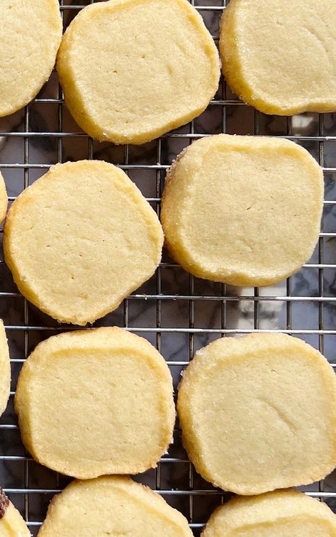 Buttery Vanilla Shortbread Cookies | Sarah Kieffer Vanilla Shortbread Cookies, Sarah Kieffer, Vanilla Bean Blog, Vanilla Shortbread, Shortbread Cookies Recipe, Cookie Boxes, Shortbread Cookie Recipe, Shortbread Recipes, Eat Pray