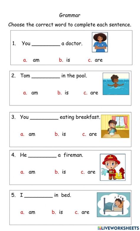 Grade 1 Grammar Activities, Basic English For Grade 1, English Lessons For Grade 1, Grammar Worksheet For Grade 1, Grade 1 Grammar Worksheets, Use Of Is Am Are Worksheet For Grade 1, Easy Grammar Worksheets, Am Is Are Worksheets For Grade 1, Grade 1 English Activities