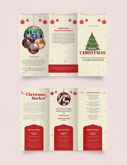 The Free Retro Christmas Tri-Fold Brochure Template is what you get when you’re out looking for something that can help you achieve whatever informative or promotional goal you have. This product is filled to the brim with all that holiday cheer, so getting this for free in any supported file format is bound to do wonders for you. It also happens to be print-ready and good to go for commercial and home printing Christmas Brochure Design Ideas, Christmas Brochure Design Layout, Christmas Brochure Design, Tri Fold Brochure Template, Christmas Brochure, Brochure Food, Event Brochure, Bee Stuff, Brochure Design Layout